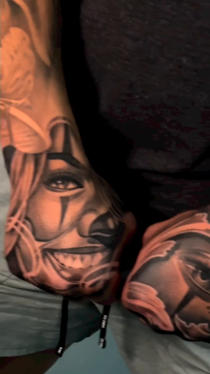 Tattoo by @v.valdivia — black_and_grey, realism