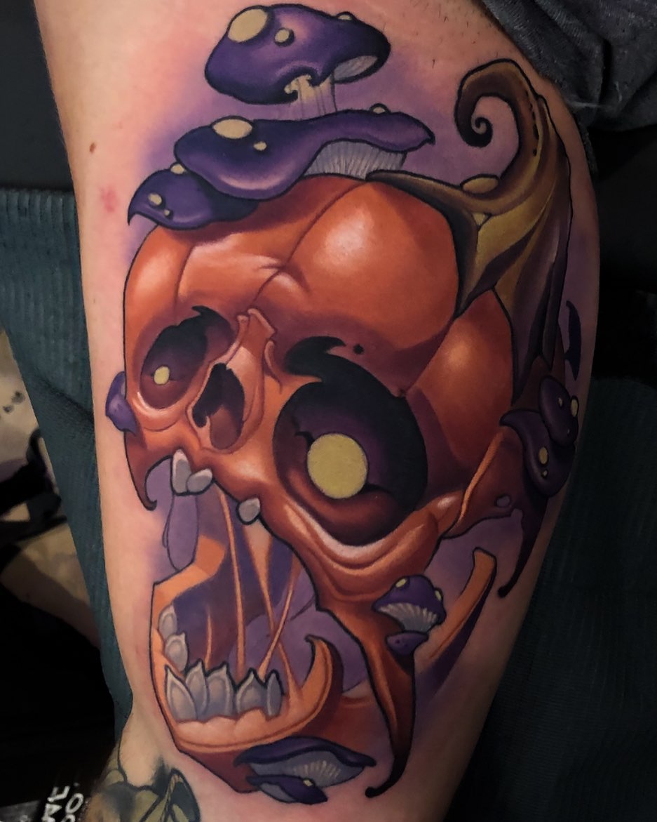 Tattoo by @timmy_b_413 — new_school