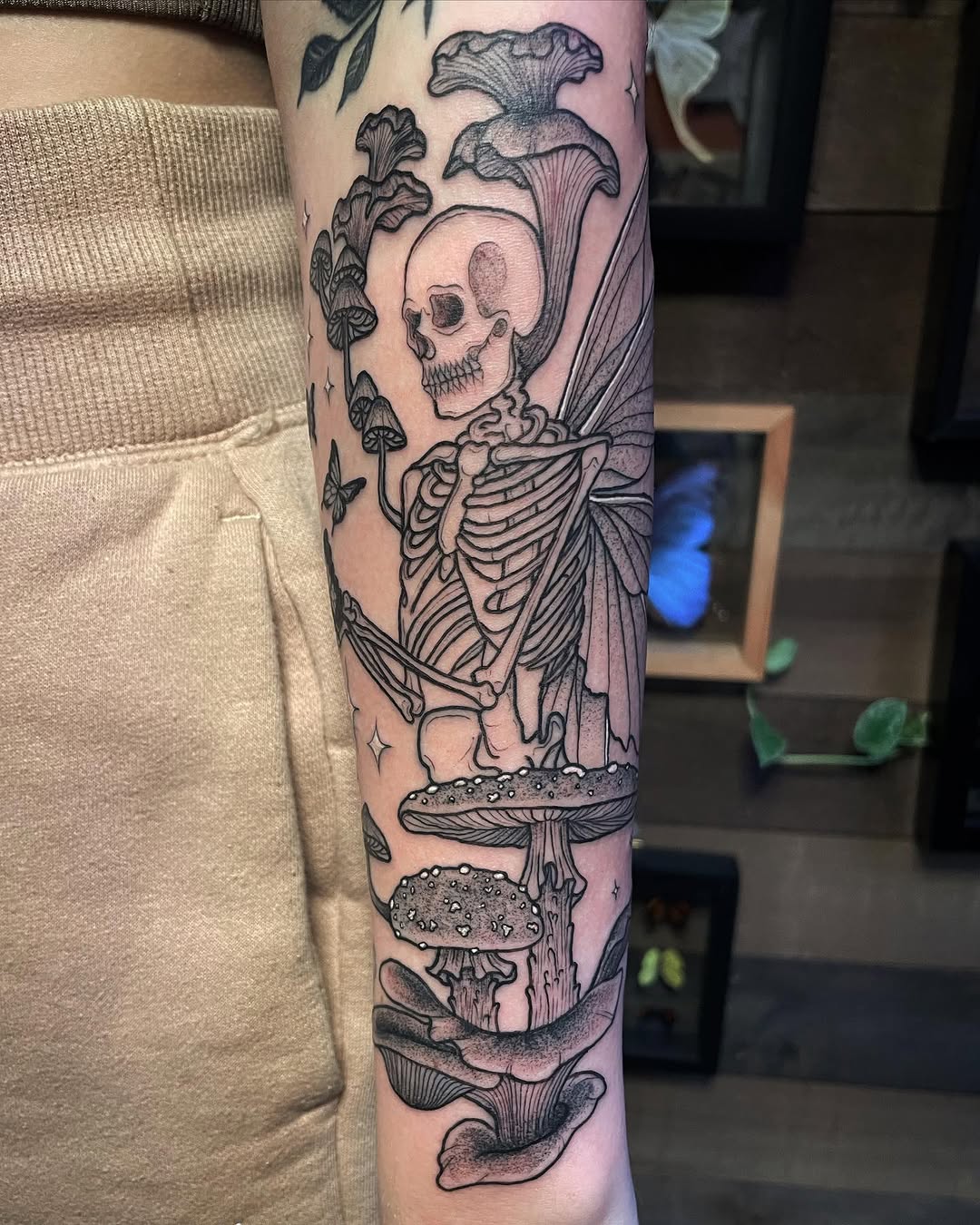 Tattoo by @tattoosbyjessiej — illustrative, black_and_grey