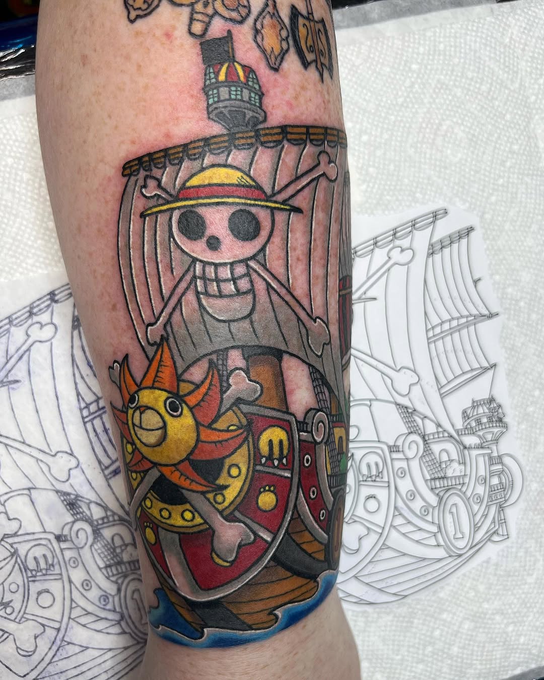 Tattoo by @luckyleftytattoos — new_school, anime