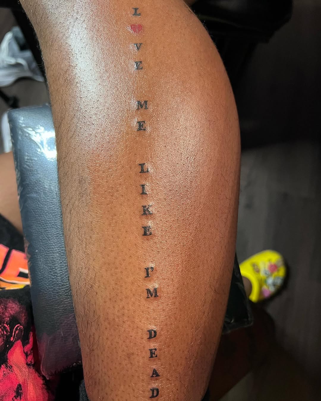 Tattoo by @inkd_by_leayae — lettering_script, fine_line