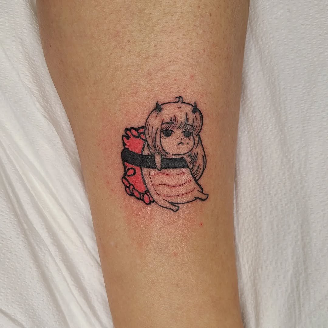 Tattoo by @savshimi — anime, new_school