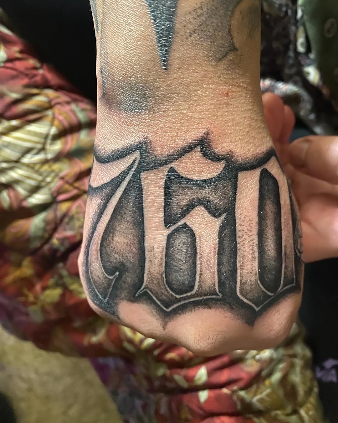 Tattoo by @ramireztattooing_4400 — lettering_script, chicano