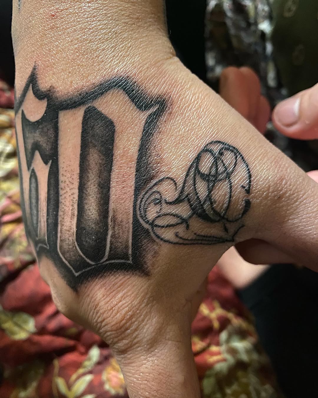 Tattoo by @ramireztattooing_4400 — lettering_script, black_and_grey