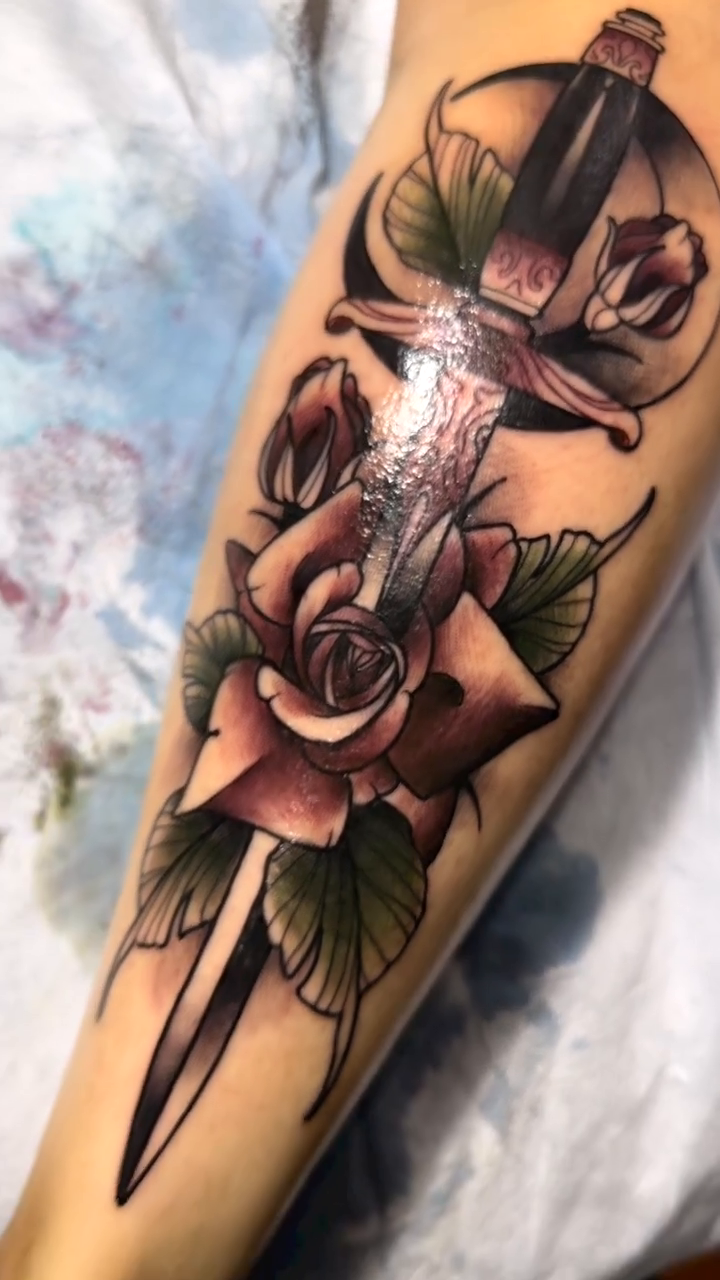 Tattoo by @gillianmarietattoo — realism, black_and_grey