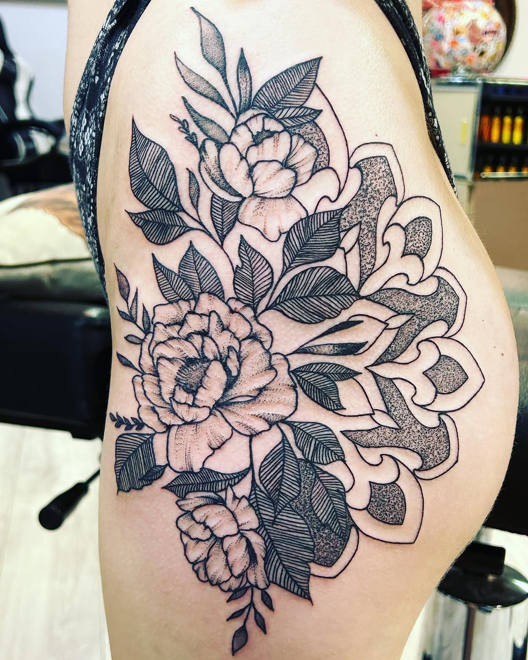 Tattoo by @jeffkaithtattoos — fine_line, dotwork