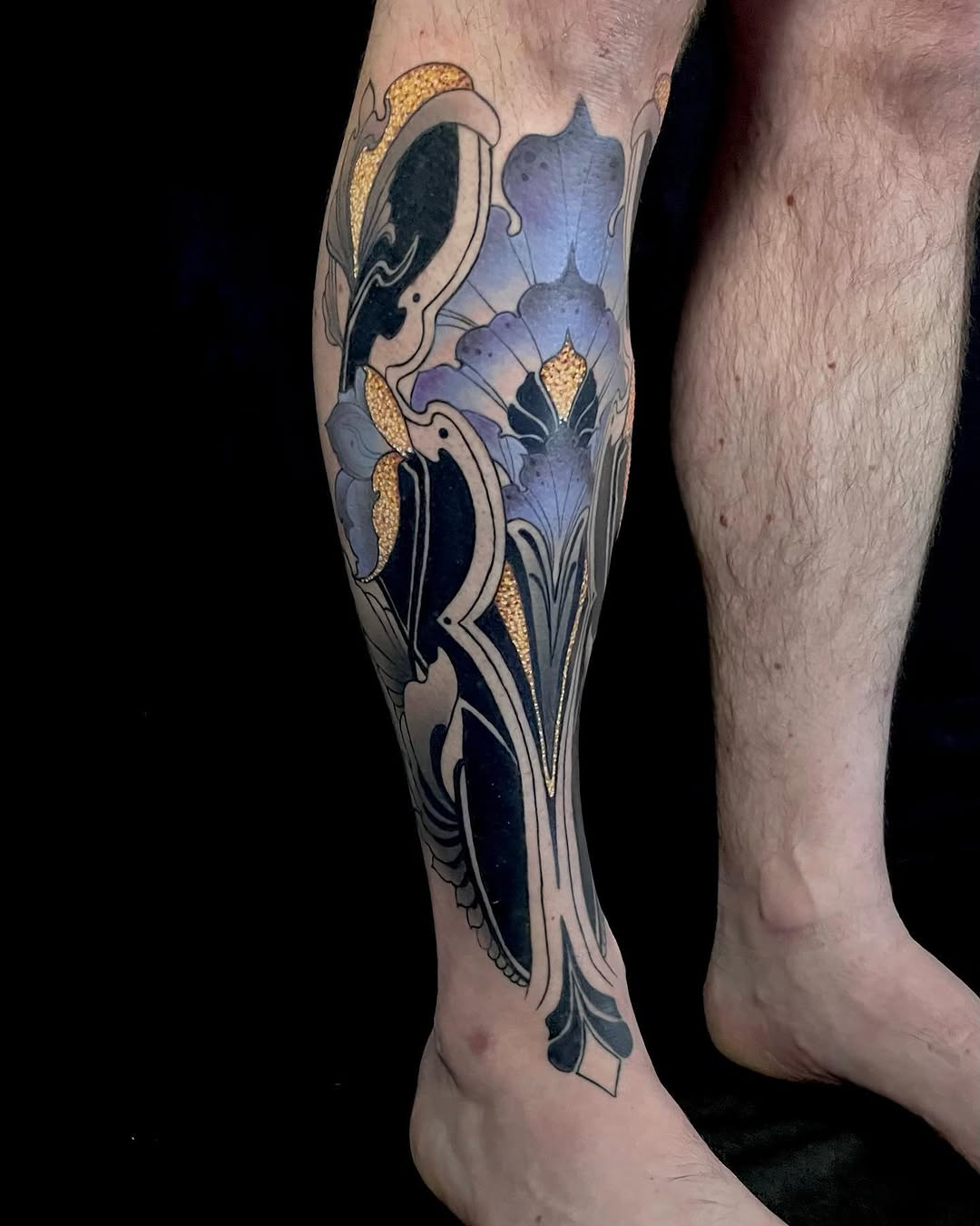 Tattoo by @le_babs — blackwork, ornamental