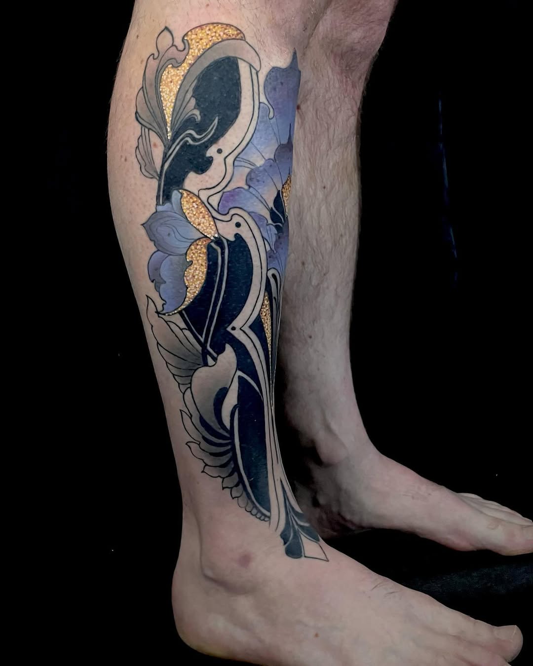 Tattoo by @le_babs — blackwork, ornamental