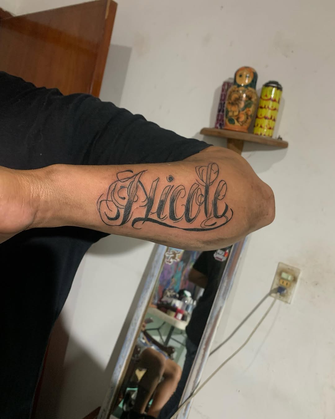 Tattoo by @zepart323 — lettering_script