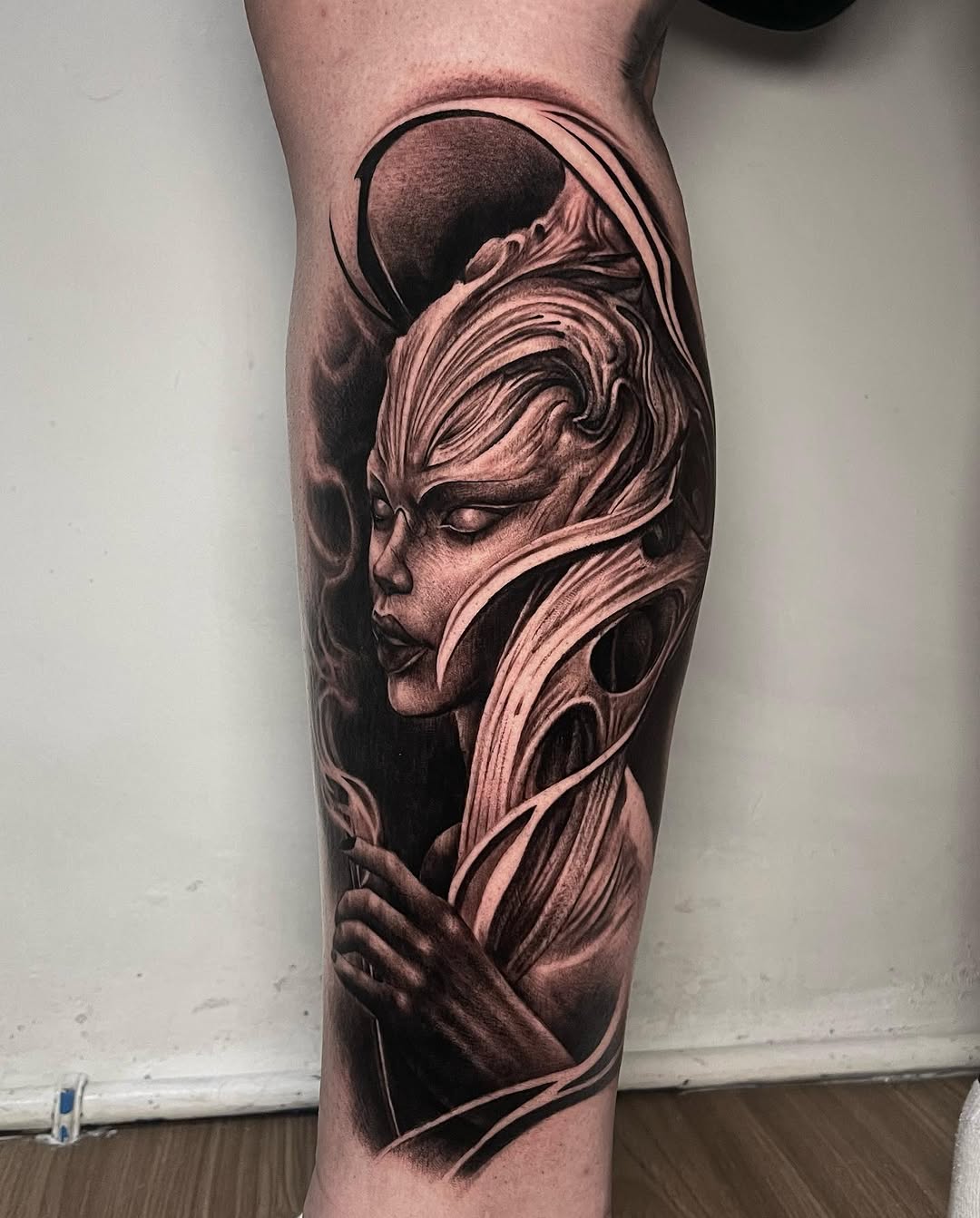 Tattoo by @micogeologo_tattoo โ black_and_grey, realism