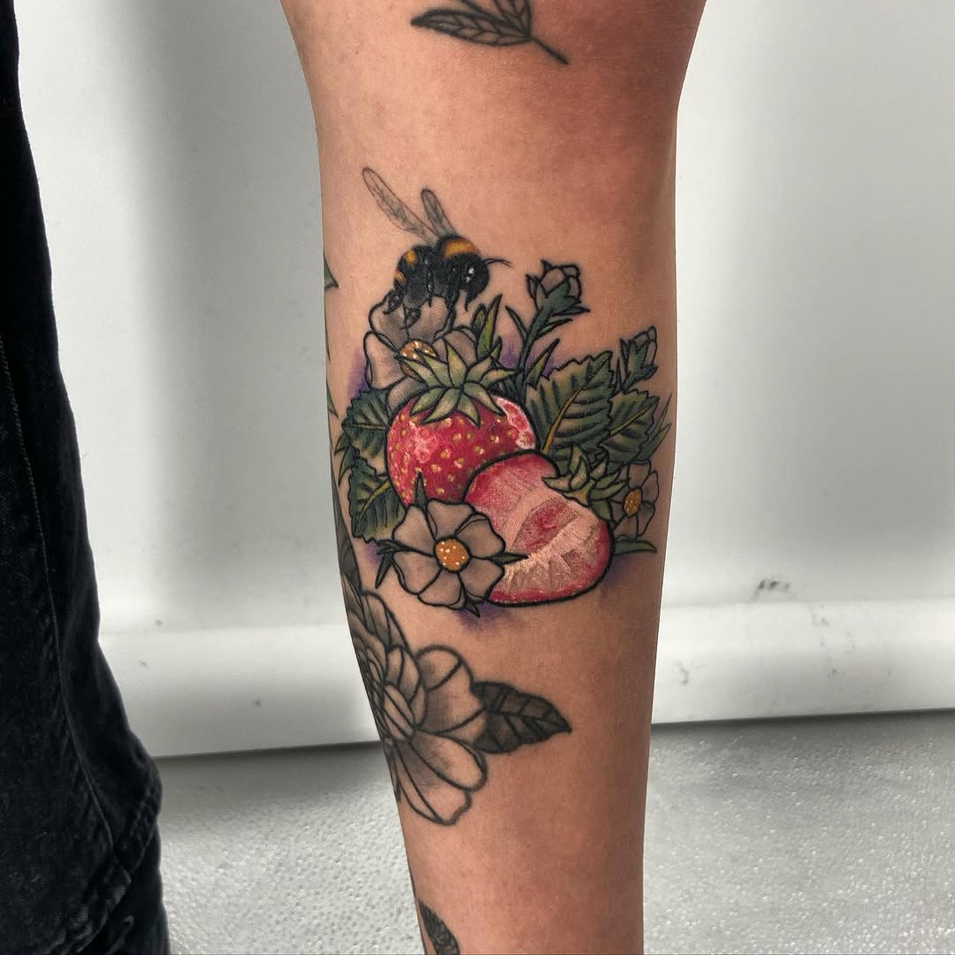 Tattoo by @inkbybray — illustrative, watercolor