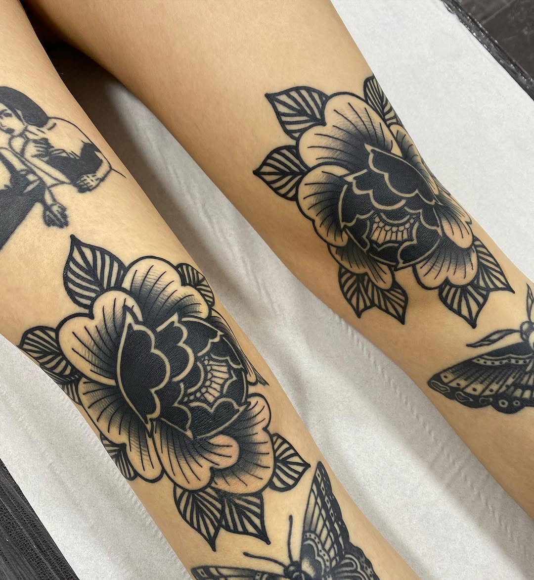 Tattoo by @staygoodtom — american_traditional, black_and_grey