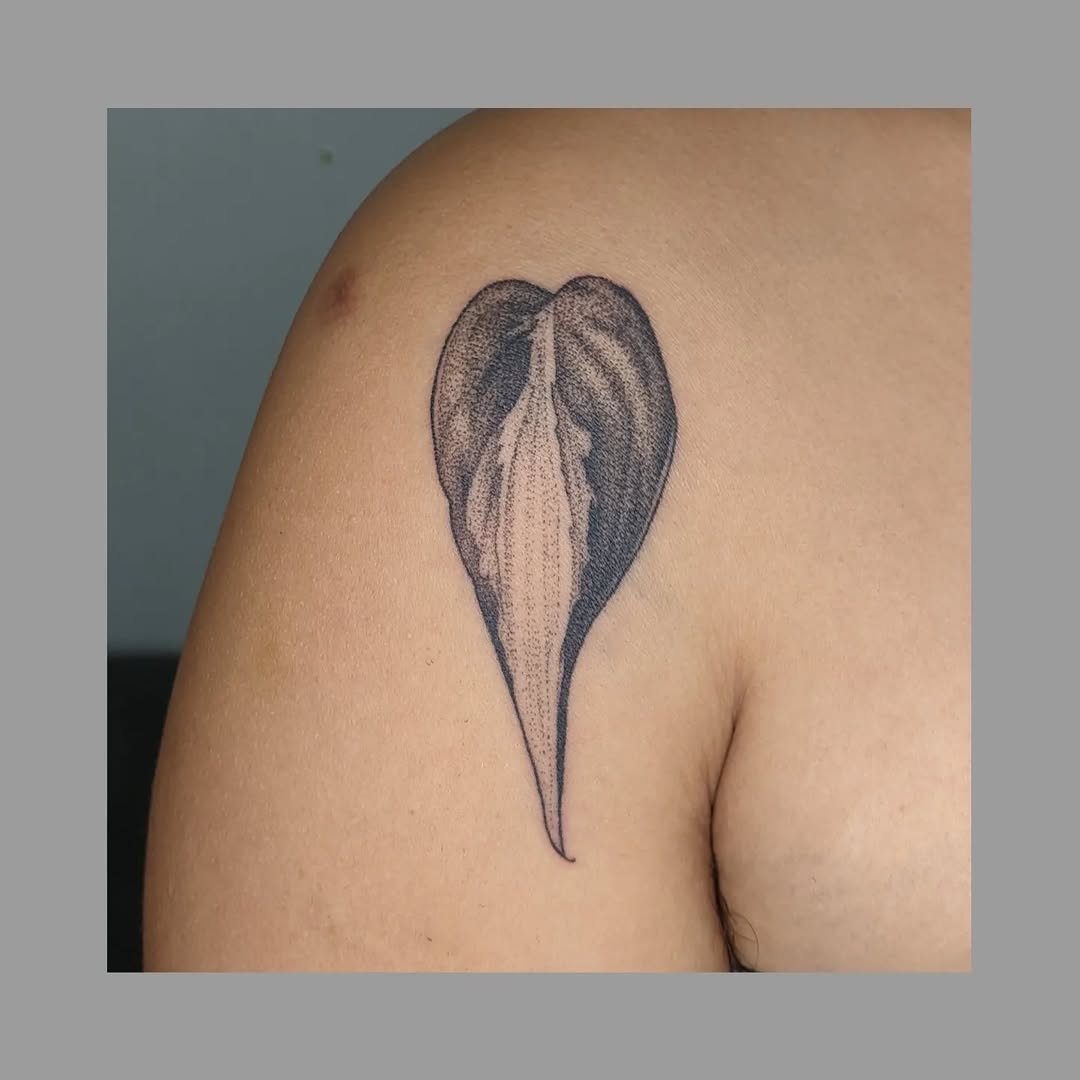 Tattoo by @_thisthat — dotwork, black_and_grey