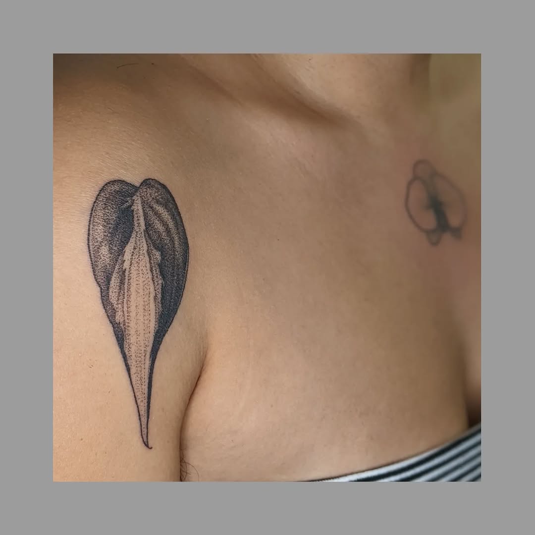 Tattoo by @_thisthat — dotwork, black_and_grey