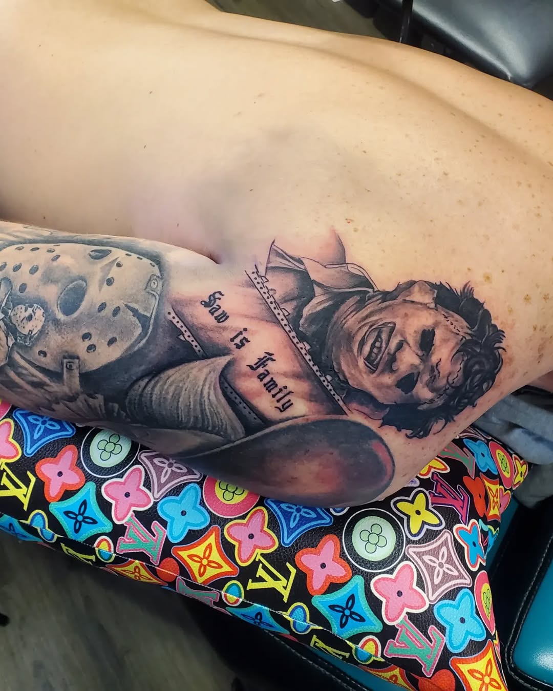 Tattoo by @stevison15 — realism, lettering_script