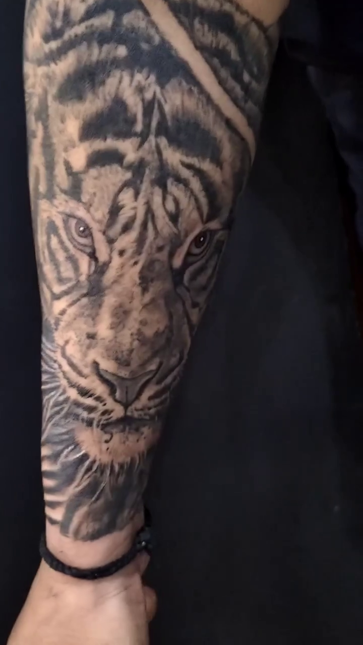 Tattoo by @kabirray11 — realism, black_and_grey