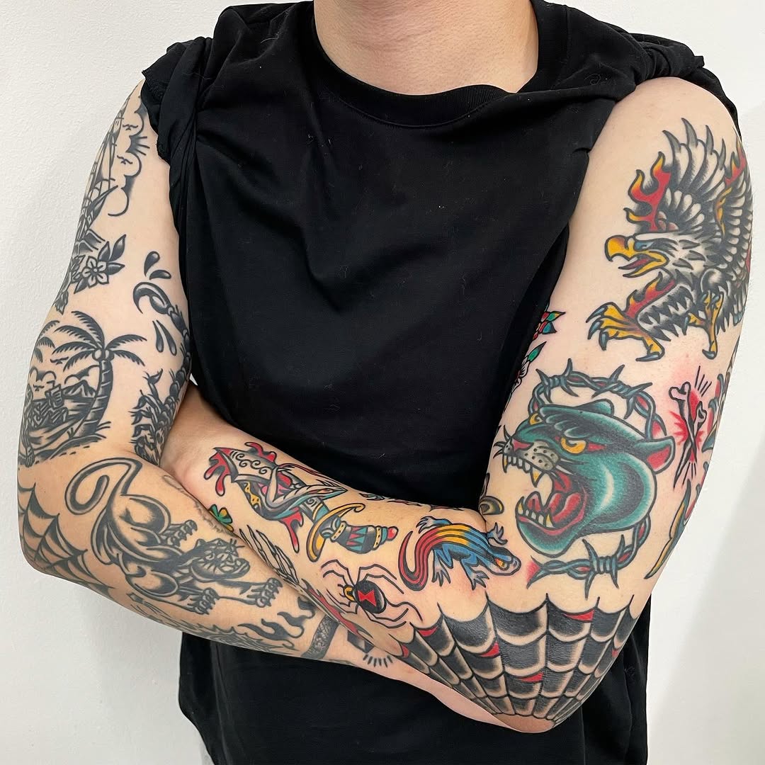 Tattoo by @mamba_tattooer — american_traditional, illustrative