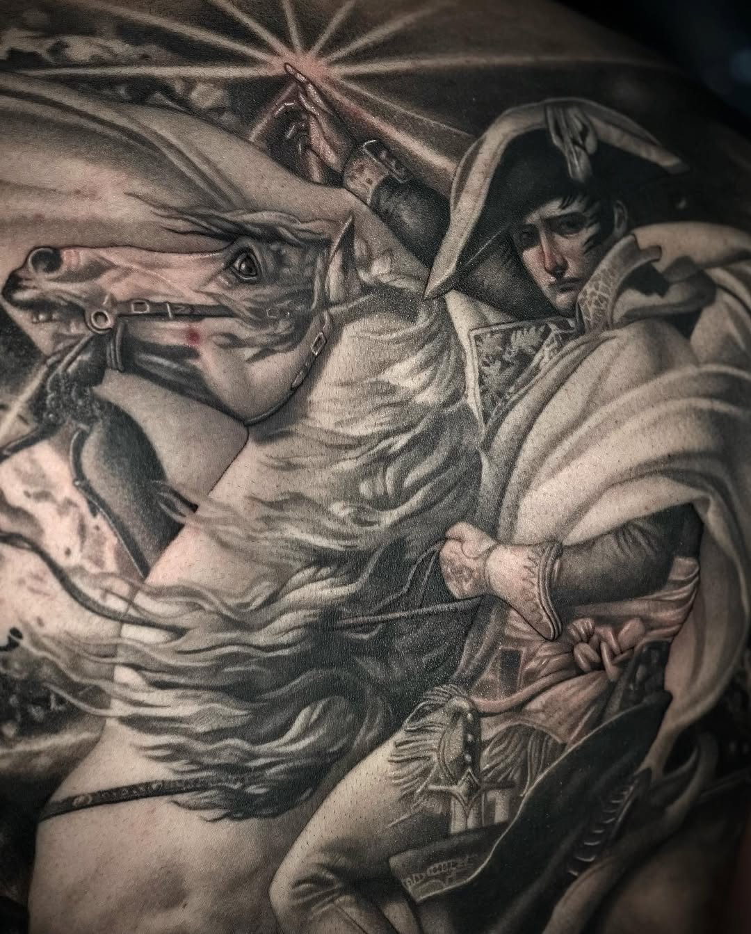 Tattoo by @linyurentattoo — realism, black_and_grey