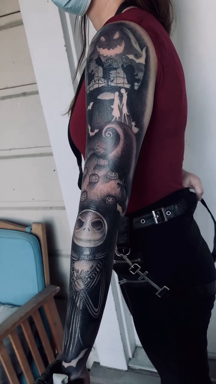 Tattoo by @vivica_ink — dark_realism, realism