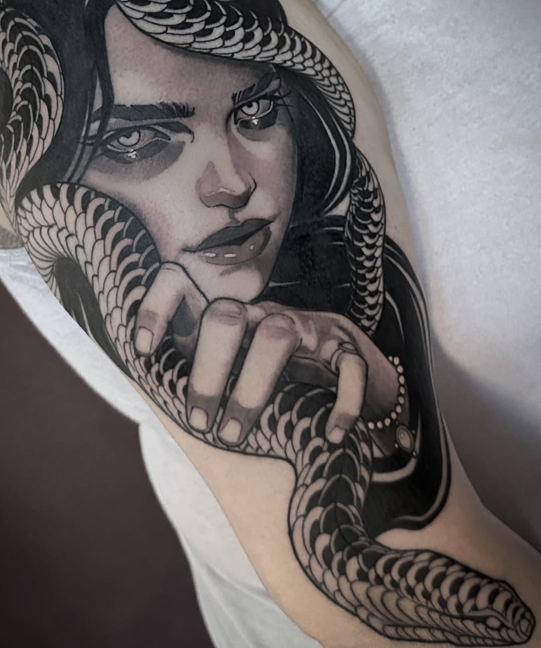 Tattoo by @jeffnortontattoo — realism, black_and_grey