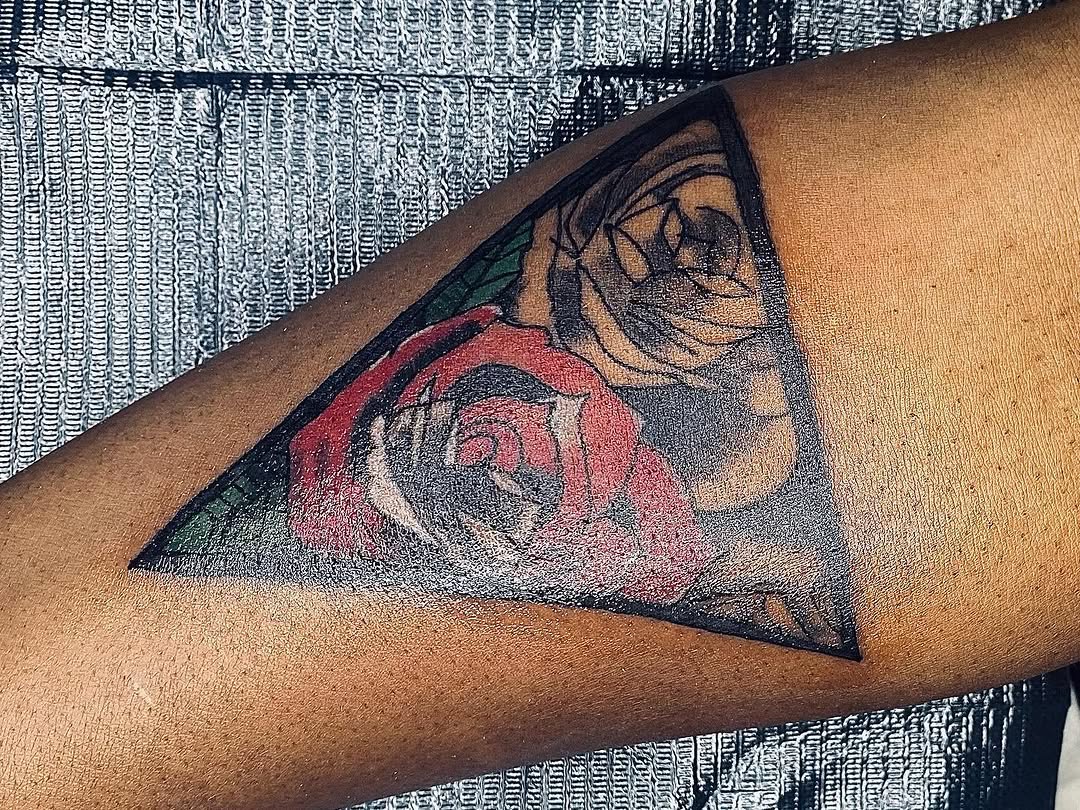 Tattoo by @cmoreink — illustrative, black_and_grey