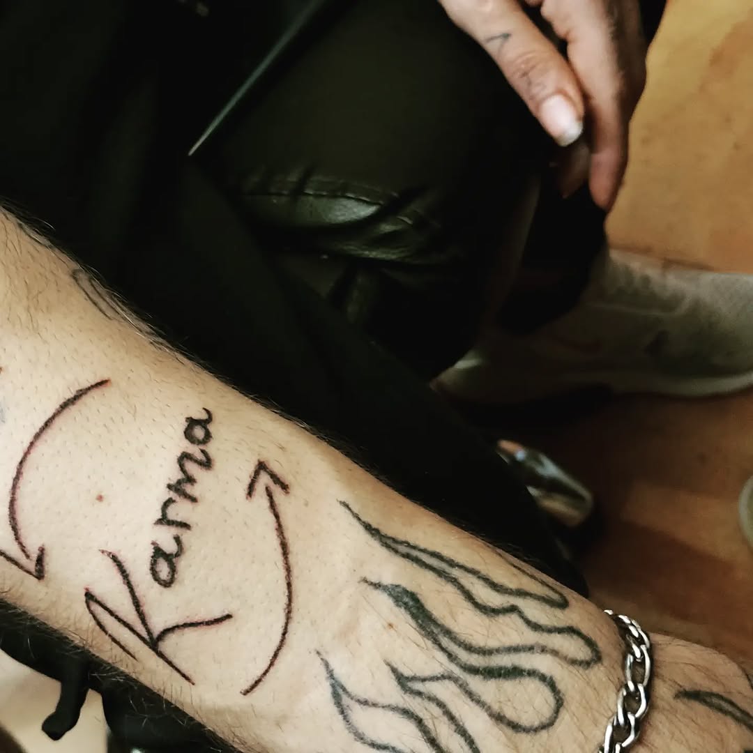 Tattoo by @ink_akila β lettering_script