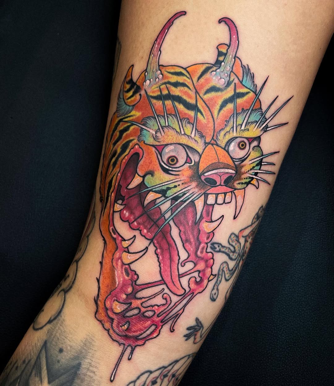 Tattoo by @earthgrasper — neo_traditional, japanese_irezumi