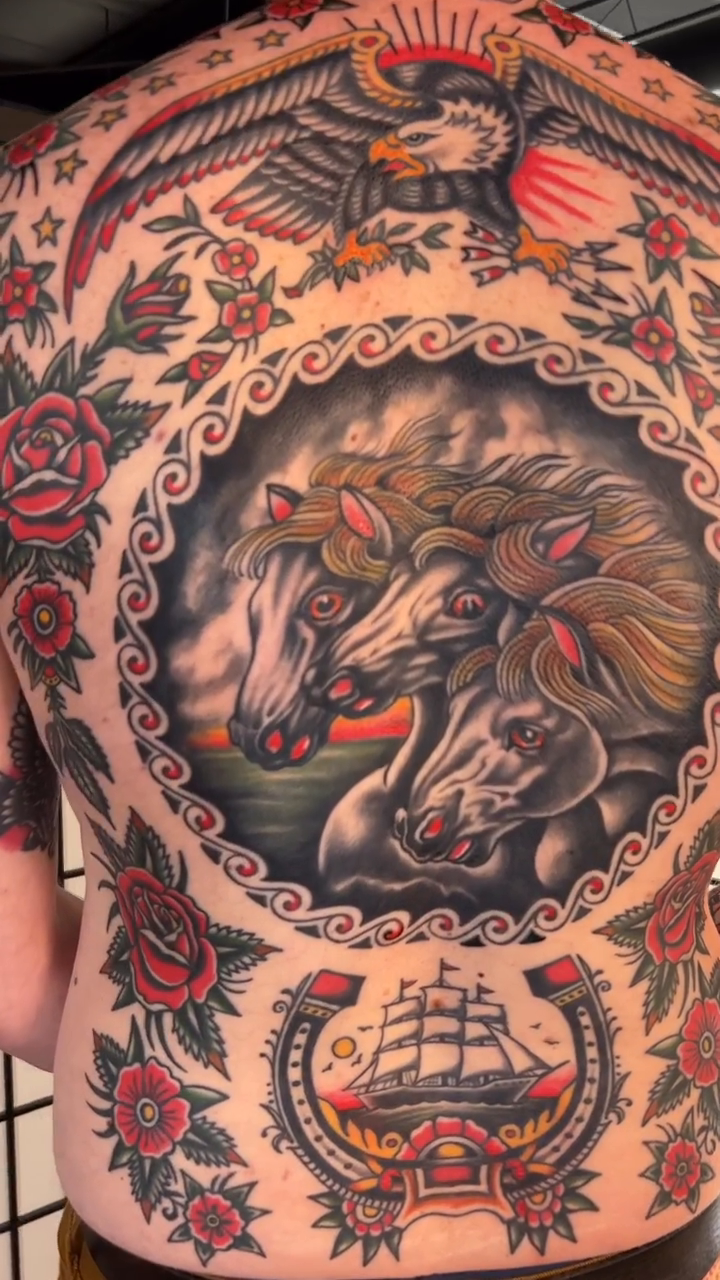 Tattoo by @barnharttattoo โ neo_traditional, realism