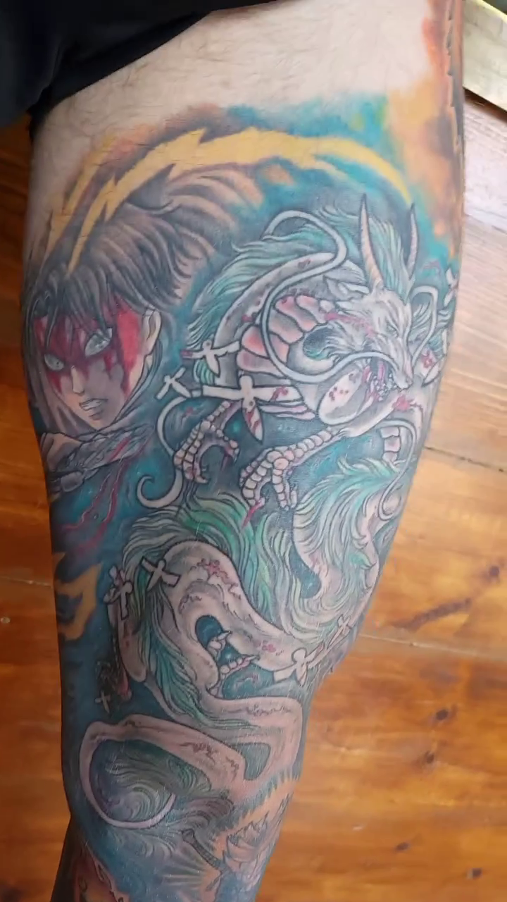 Tattoo by @austinberrytattoos — japanese_irezumi, trash_polka