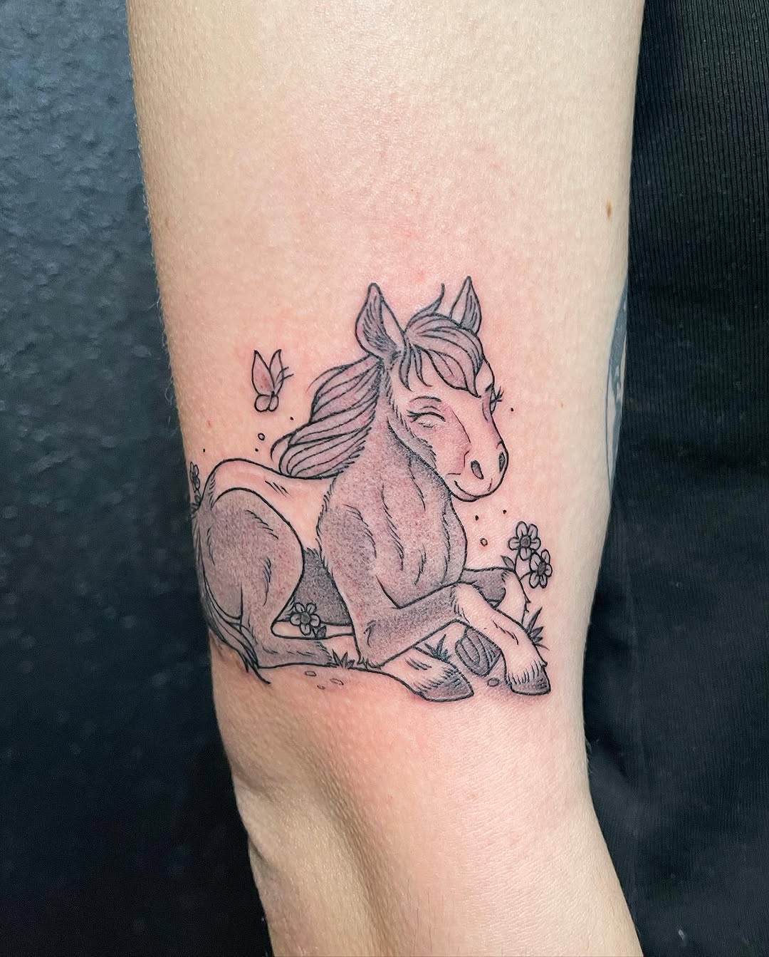 Tattoo by @littlesecrettattoo — illustrative, black_and_grey
