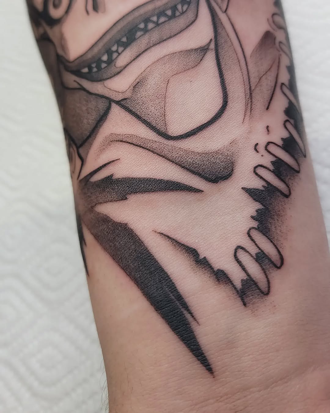 Tattoo by @gargeist — black_and_grey, realism