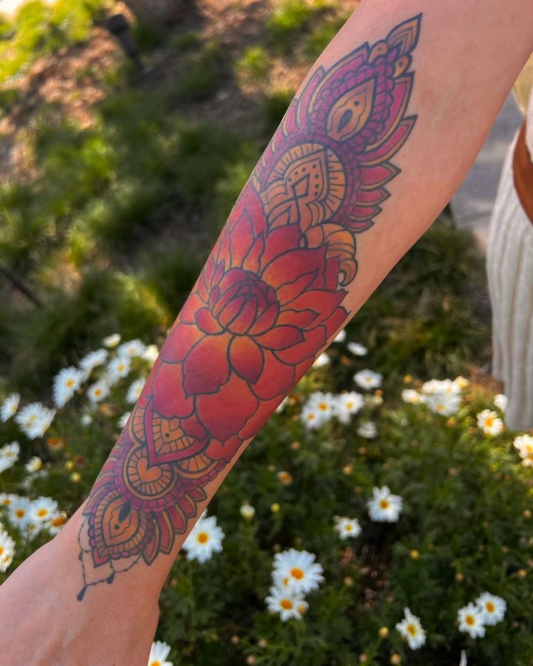 Tattoo by @chozentattoo — illustrative, ornamental