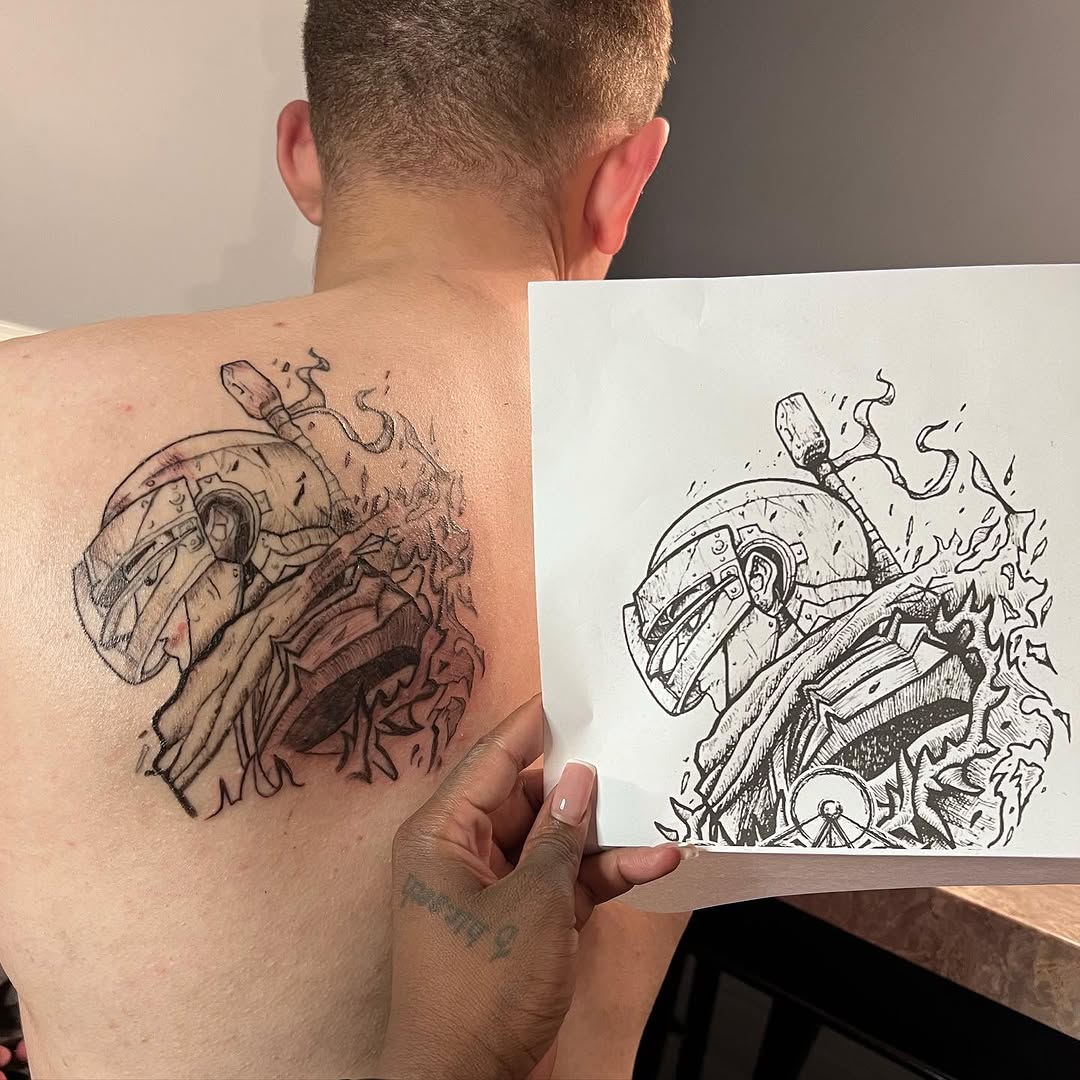 Tattoo by @inkd_by_leayae — sketch