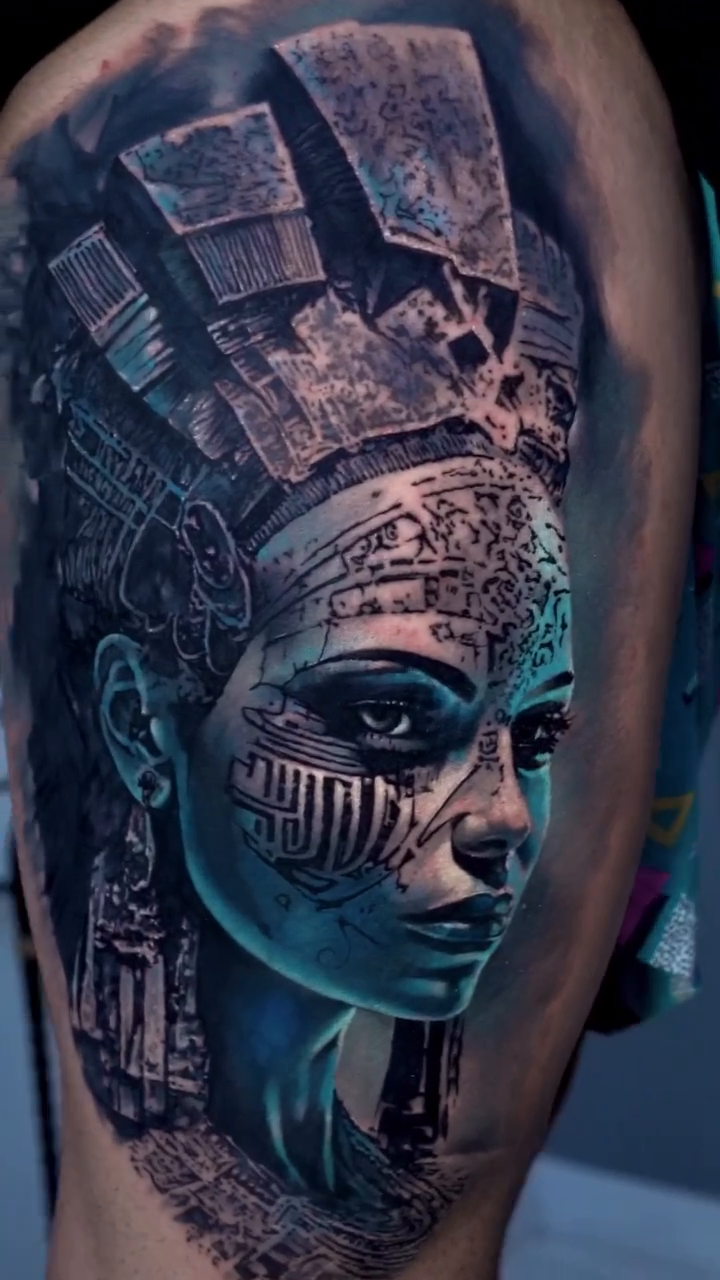 Tattoo by @mandytattoo2013 — realism, black_and_grey