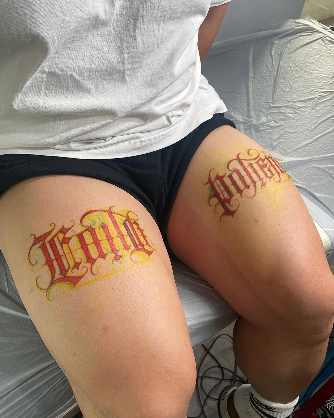 Tattoo by @joon_letters — lettering_script