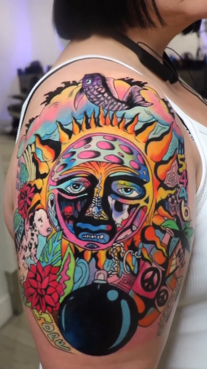 Tattoo by @keebs_sdt โ illustrative, new_school