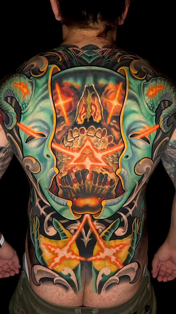Tattoo by @sierracolt — dark_realism, trash_polka