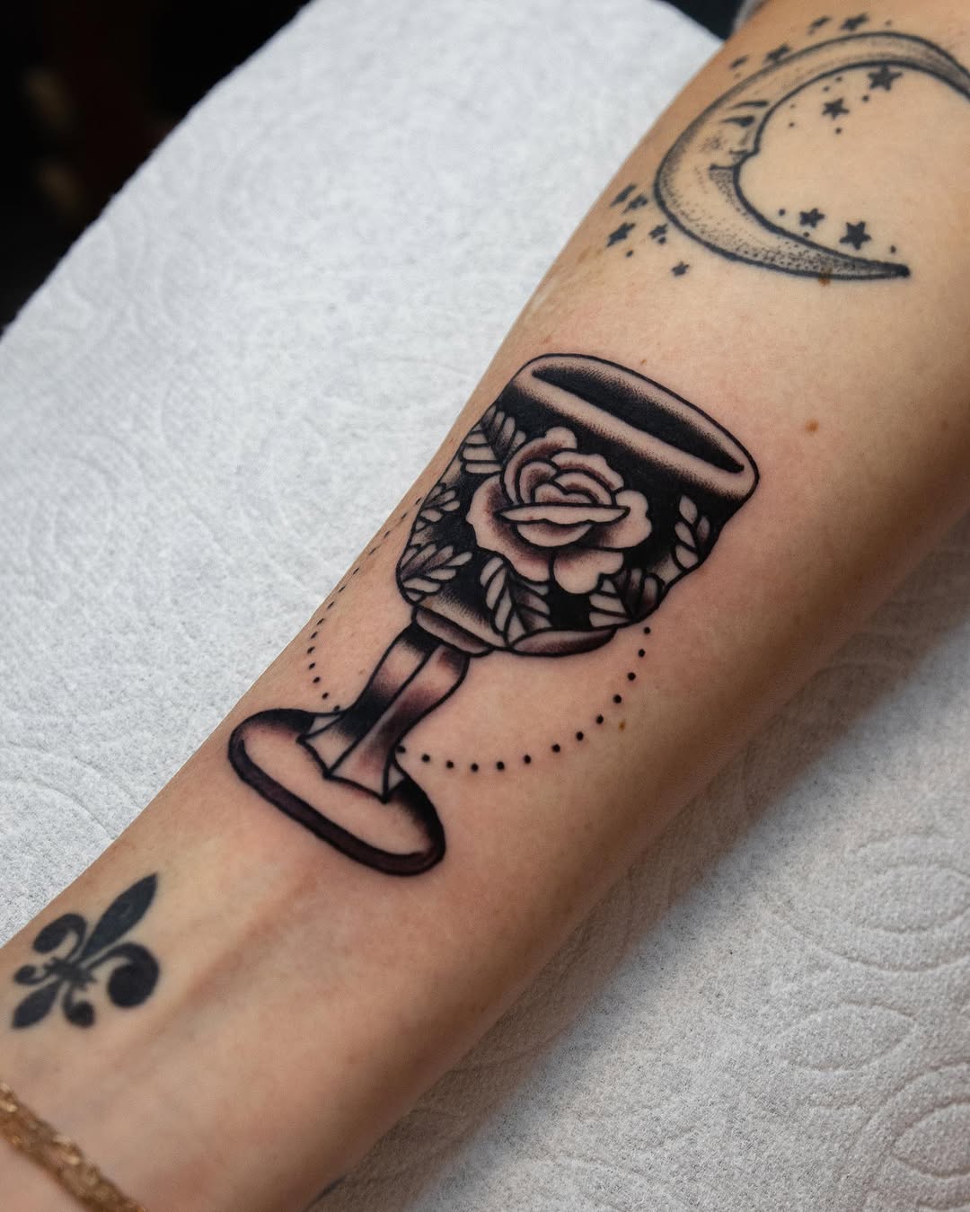 Tattoo by @dannyderrick โ american_traditional, black_and_grey
