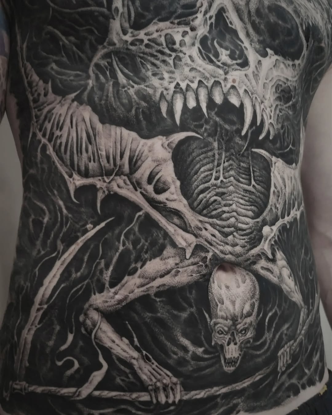 Tattoo by @dimaxmedusa โ realism, dark_realism