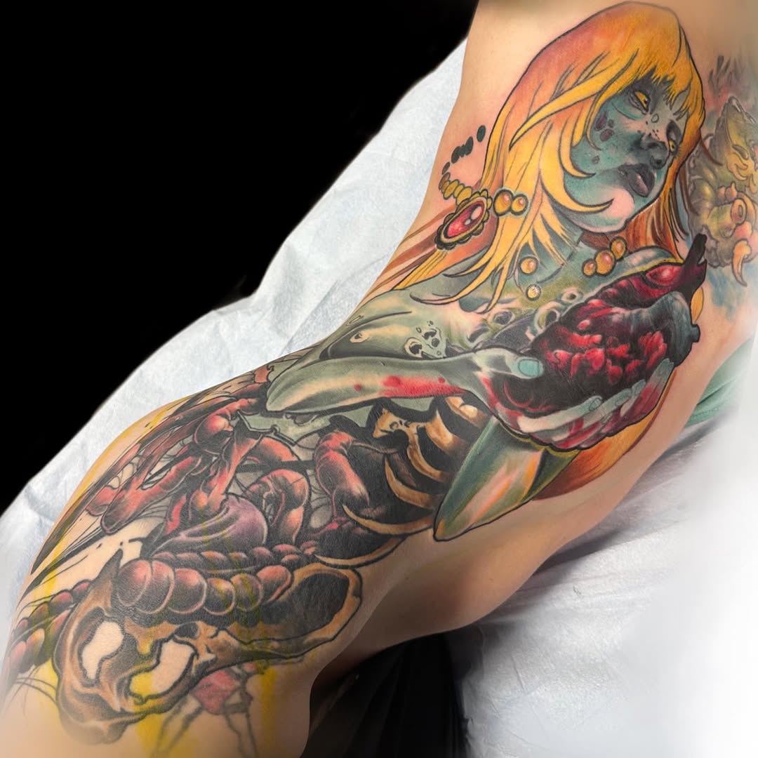 Tattoo by @coyoteharvest — dark_realism