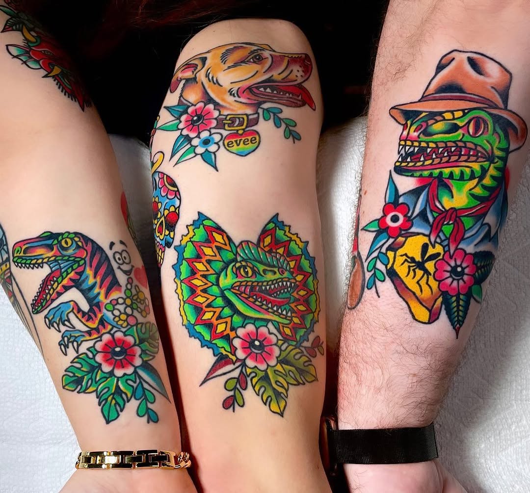 Tattoo by @ryanxmcd — american_traditional, illustrative