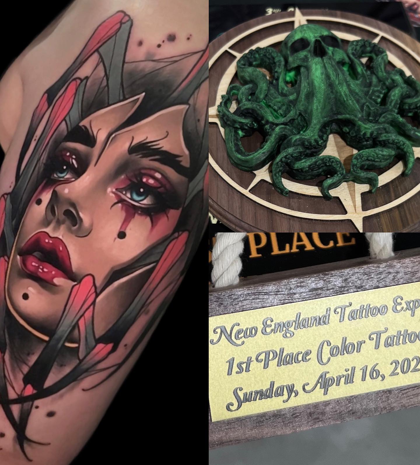 Tattoo by @andreytattooing — neo_traditional, realism