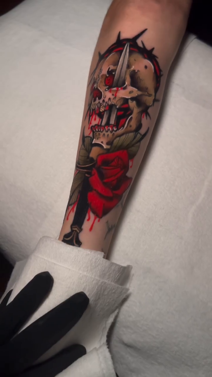 Tattoo by @gillianmarietattoo — illustrative, dark_realism