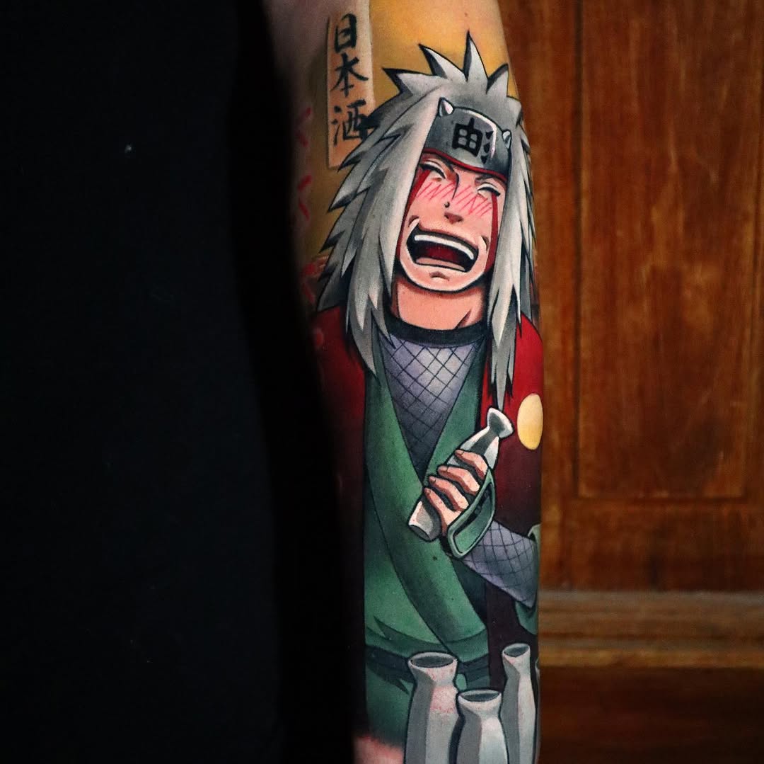 Tattoo by @jojo.mojo.tattoos — anime