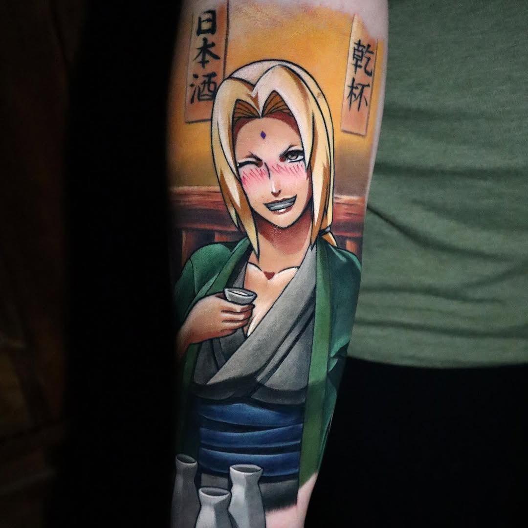 Tattoo by @jojo.mojo.tattoos — anime, realism