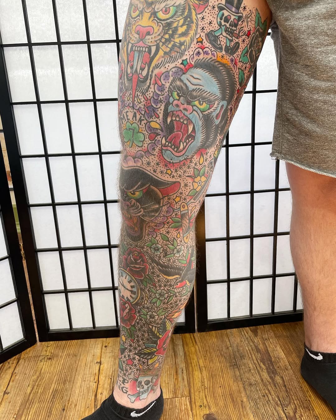 Tattoo by @mikedicheeko — american_traditional, neo_traditional