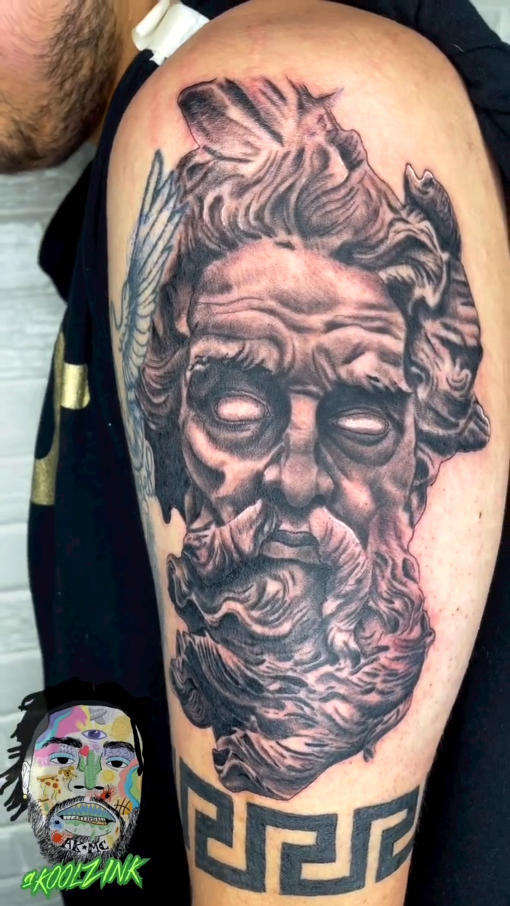 Tattoo by @koolzink — realism, black_and_grey