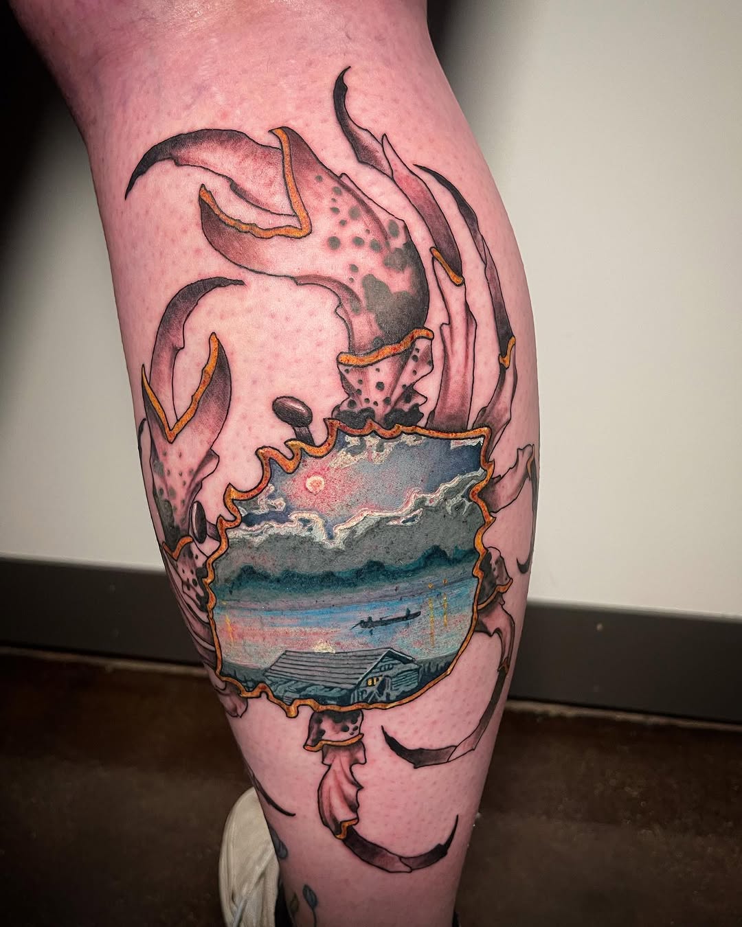 Tattoo by @ethanlundtattooing — realism, trash_polka