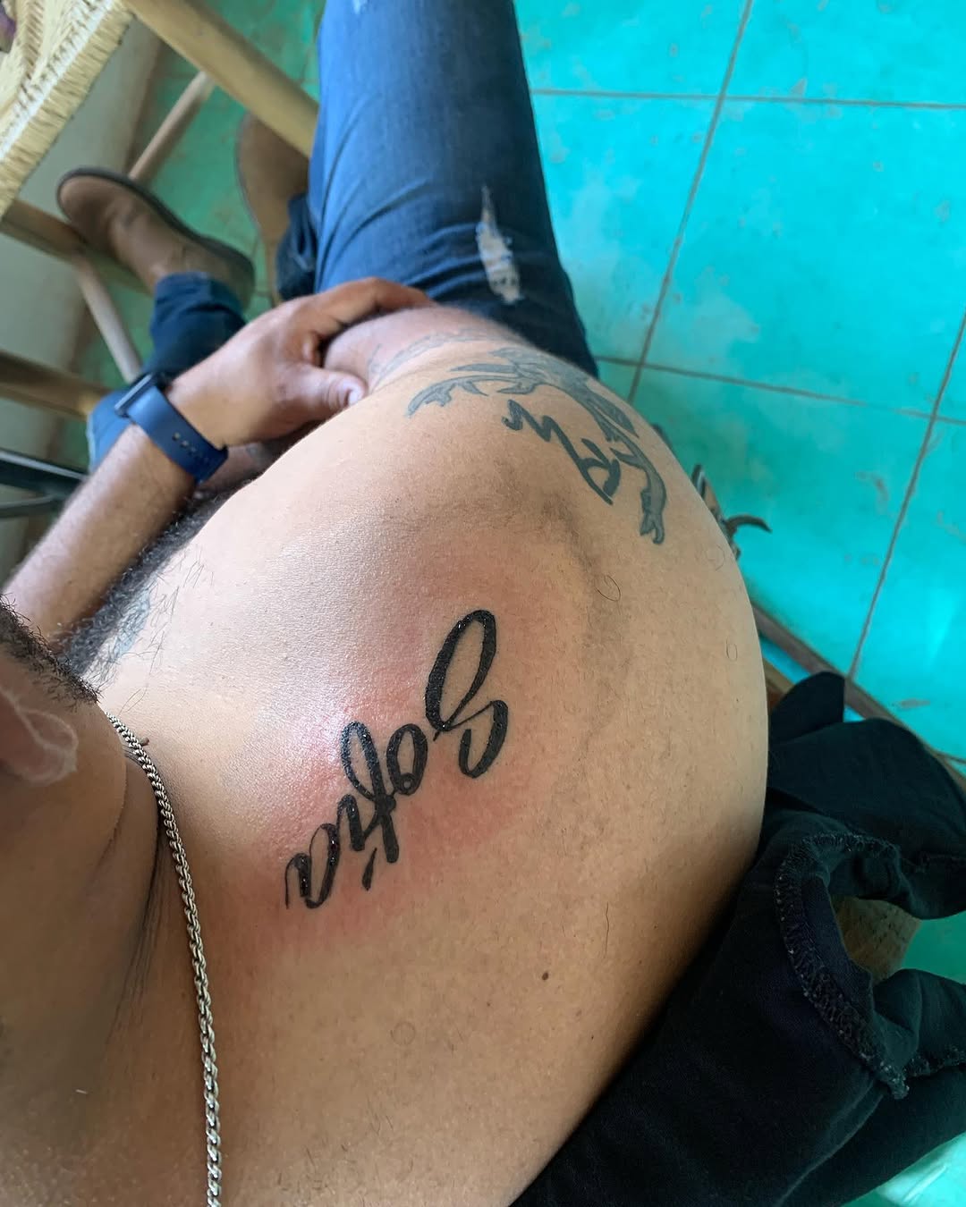 Tattoo by @zepart323 — lettering_script, fine_line