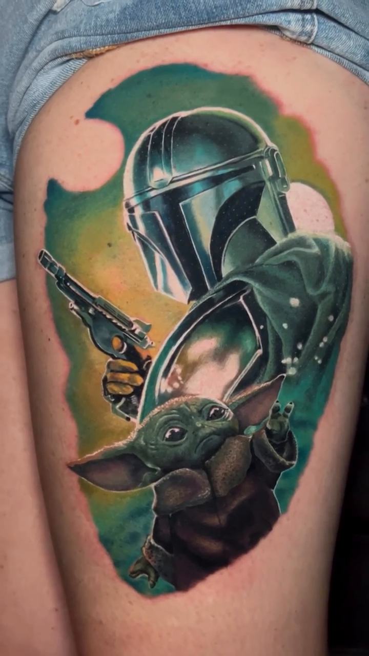 Tattoo by @brandonsommerstattoo โ realism, dark_realism